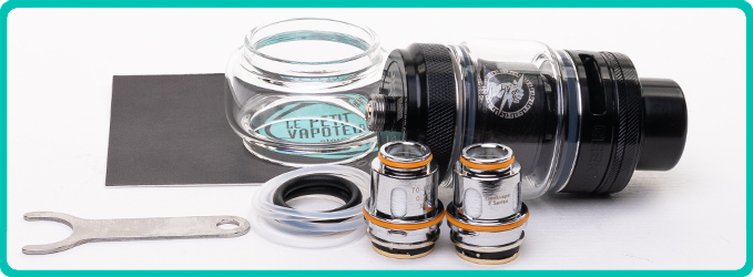 Contenu du Clearomiseur Z Subohm 5 Geek Vape